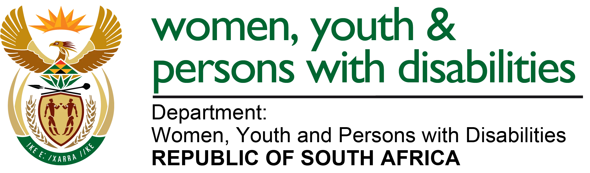 Department of Women, Youth and Persons with Disabilities