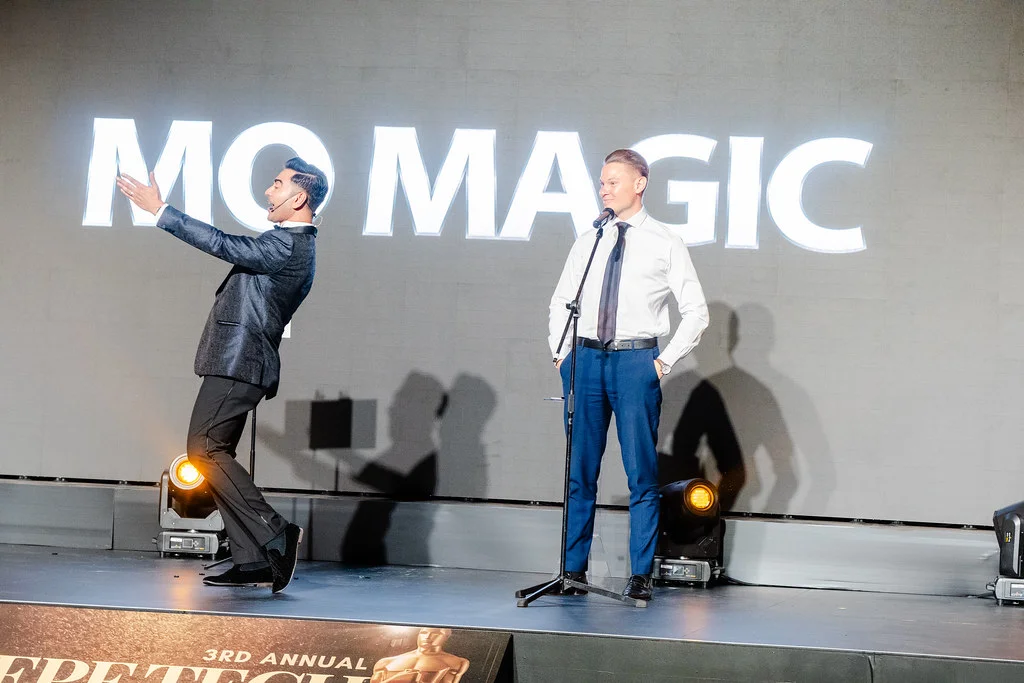 Mo Magic entertaining guests at the EPF Tech Awards